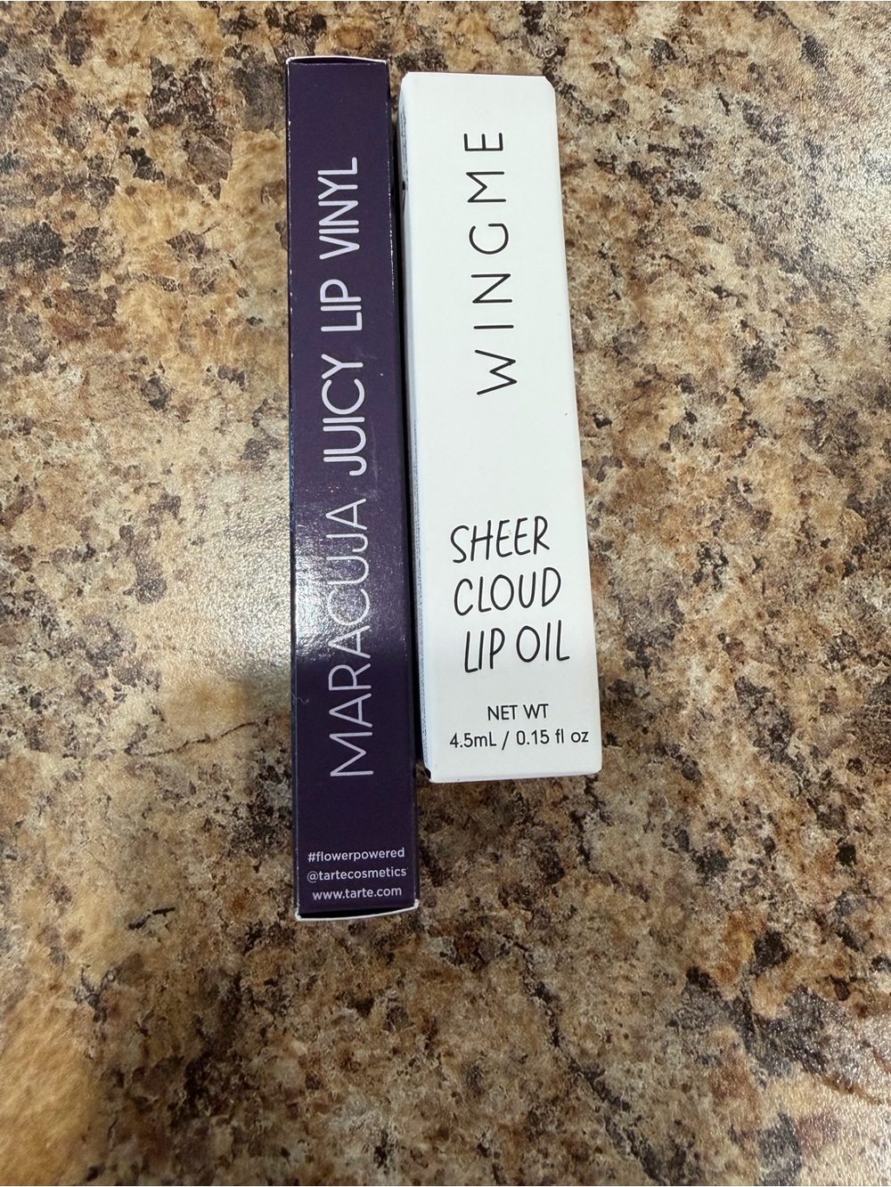 Sheer Cloud Lip Oil - Maracuja Juicy Lip Vinyl and Wingme Sheer Cloud lip oil